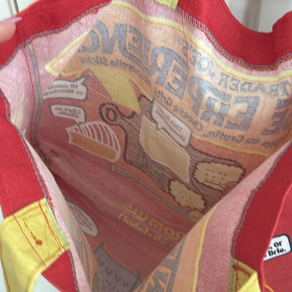 Trader Joes Cheese Canvas Bag 🧀 - Picture 7 of 9